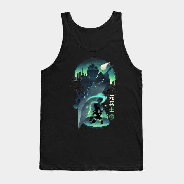 Ex-Soldier Landscape Tank Top by DANDINGEROZZ